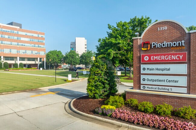 Piedmont Augusta Hospital sits north of Hancock Mill and provides emergency medical services.