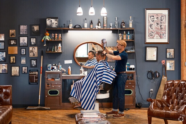 Slow Down Barber shop provides traditional gentleman barber services convenient to North End.