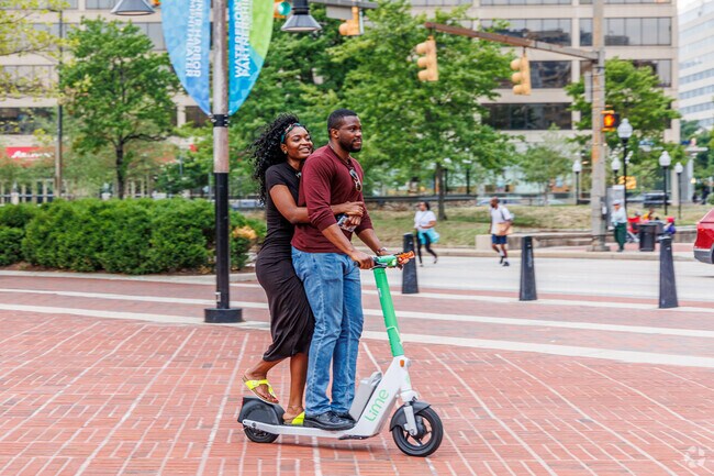 Rent a scooter to get around town.