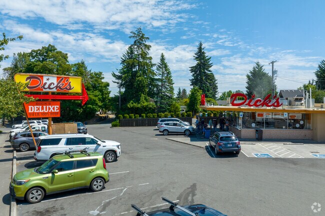 Dick’s Drive-In on Holman Rd is a Seattle staple and is always packed with Crown Hill residents.