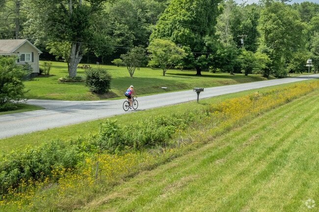 Penrose residents enjoy the bike friendly roads in the area.