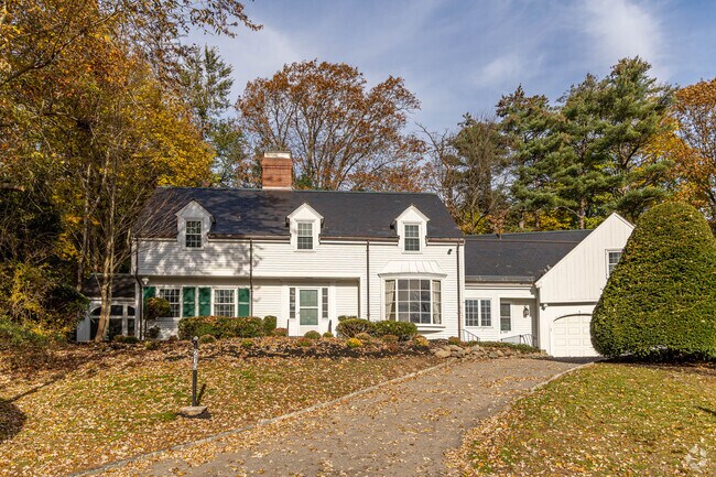 Homes in Chestnut Hill include large colonial homes in private neighborhoods.
