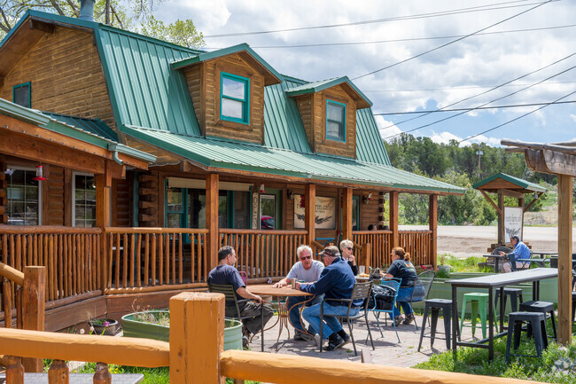 Tijeras friends gather together at Roots Farm Cafe for great coffee and conversations.