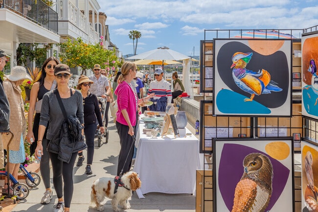 Balboa Island Art Walk is a great place for artist to get out and show their masterpieces.