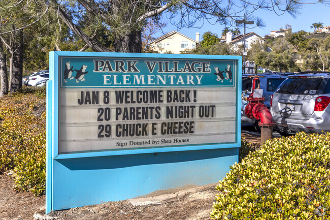 The Park Village Elementary School in Rancho Peñasquitos.