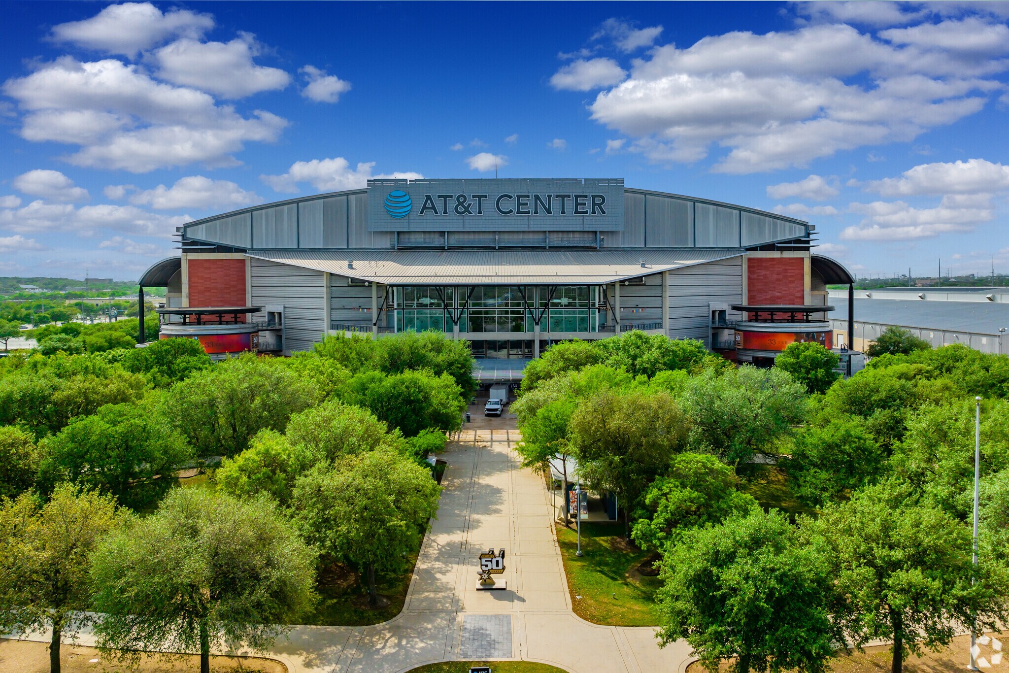 The AT&T Center is one of the major event venues to see national acts and performances.