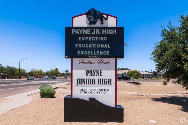 Payne Junior High in Queen Creek is home of the Panthers. Go Panthers!