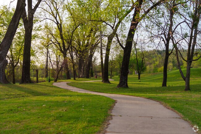 There are many walking trails in Van Buren that parallel the Arkansas river.