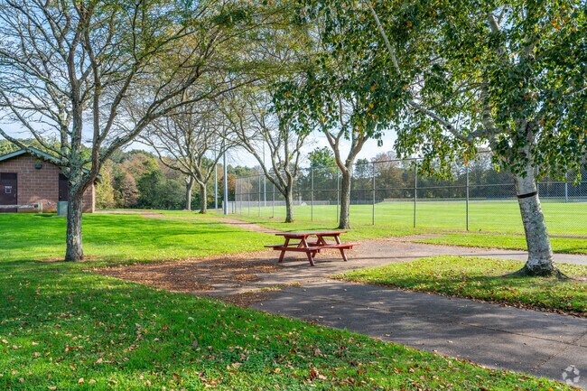 Bittner Park in Guilford features calm areas to host picnics with the family.