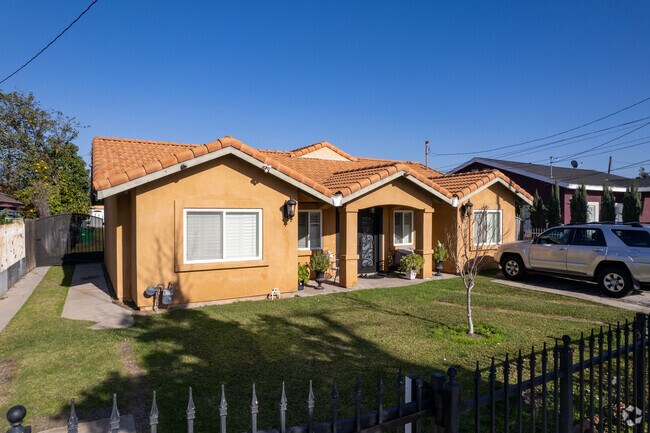 Spanish style homes are built to combat the sweltering heat.