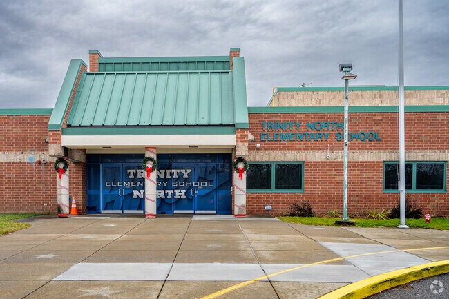 Trinity North Elementary School has an overall rating of a B on Niche.