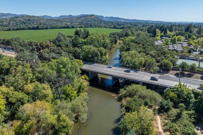Stonehouse's Trancas Crossing is named after the bridge that crosses the Napa River.