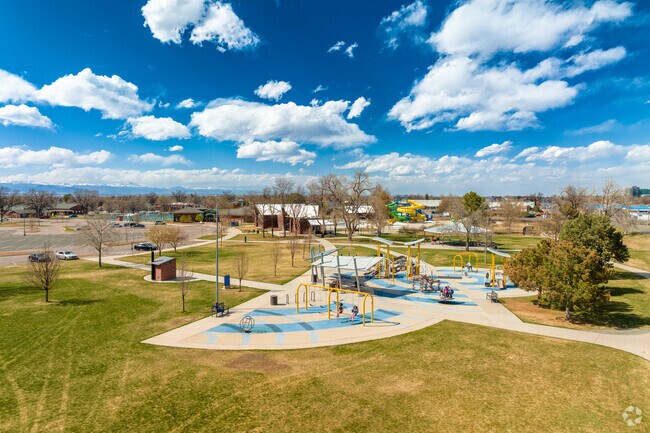 The playground at Del Mar Park is a favorite for Highland Park kids.