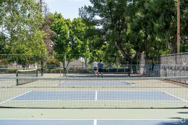 Play pickleball on the courts at Wheeler Park in Claremont.
