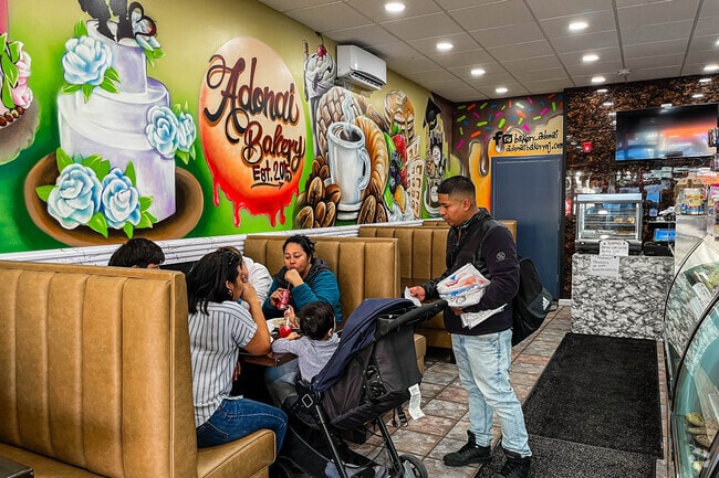 Adonai Bakery offers sit down dining in Orange, NJ.
