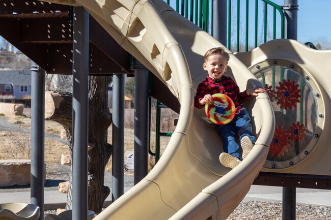 Kids of all ages will enjoy the playground in Tallgrass Park.