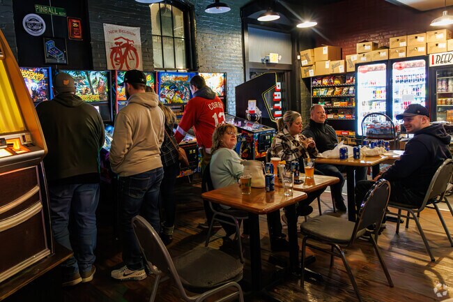 Canal Street is a casual locale for sandwiches and vintage arcade games in Webster Station.