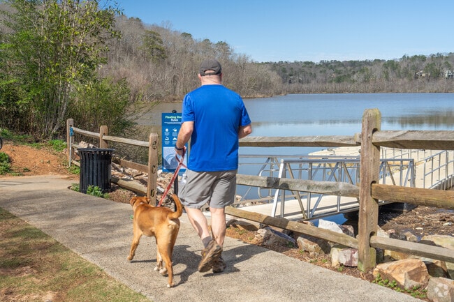 Nature lovers can go far a walk on one of the many pathways along the Chattahoochee River.