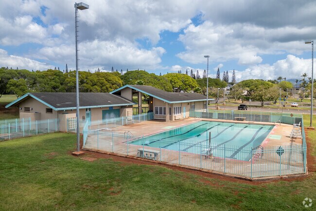 Residents of Waipio enjoy the modern and well-maintained public swimming facilities across the neighborhood.