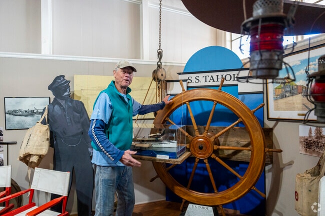 Friendly volunteers love giving guided tours at the History Museum in South Lake Tahoe