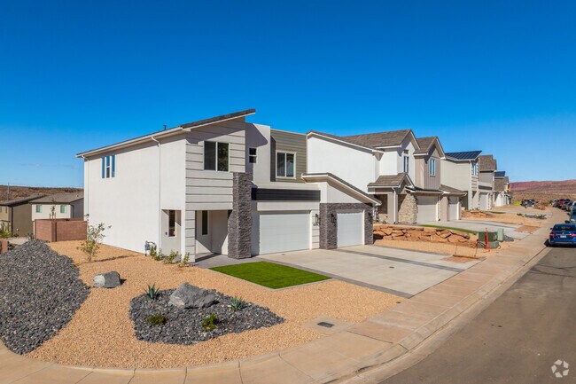 St. George has many new constructions that sit in quieter areas.