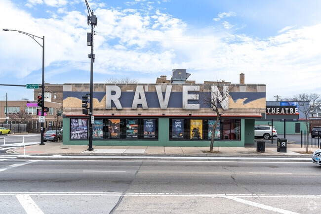 Residents of Edgewater enjoy going for a show at Raven Theatre.