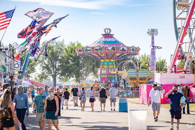 Enter the midway for all day carnival ride fun at the Western Idaho Fair.