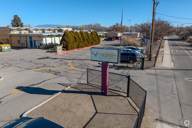 Electronic sign at Los Padillas Elementary school.