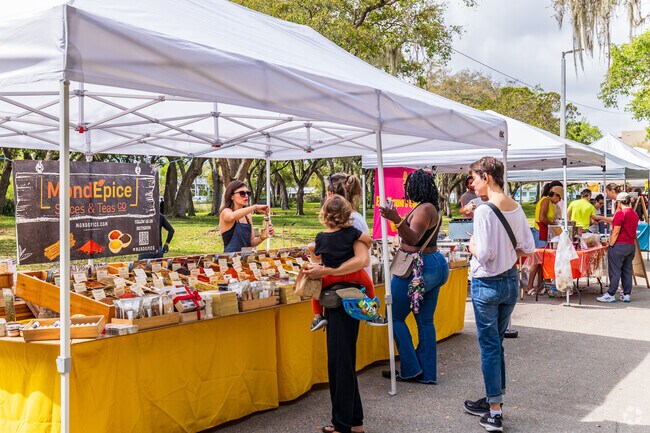 Legion Park Farmer's Market is a weekly event that brings locals from all South Florida.
