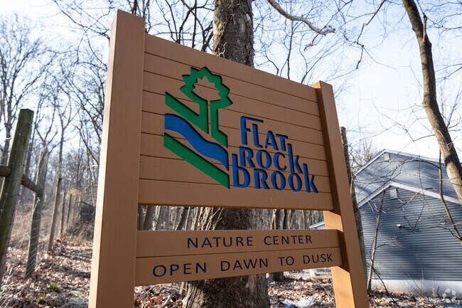 The Flat Rock Brook Nature Center is a 150-acre preserve in Englewood NJ.