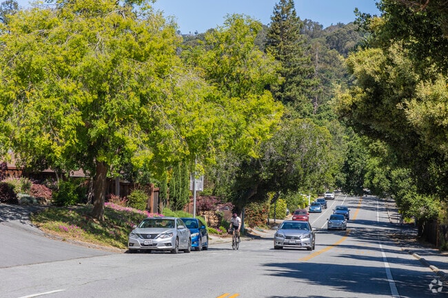 Beverly Terrace's hilly streets are perfect for bicycling.