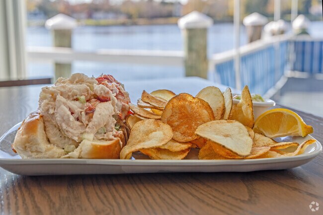 Local eateries near Coggeshall serve classic New England seafood dishes