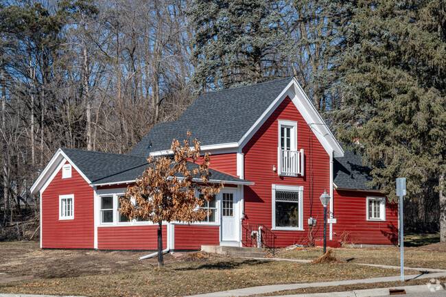 Farmhouse style homes can be found in downtown Afton.