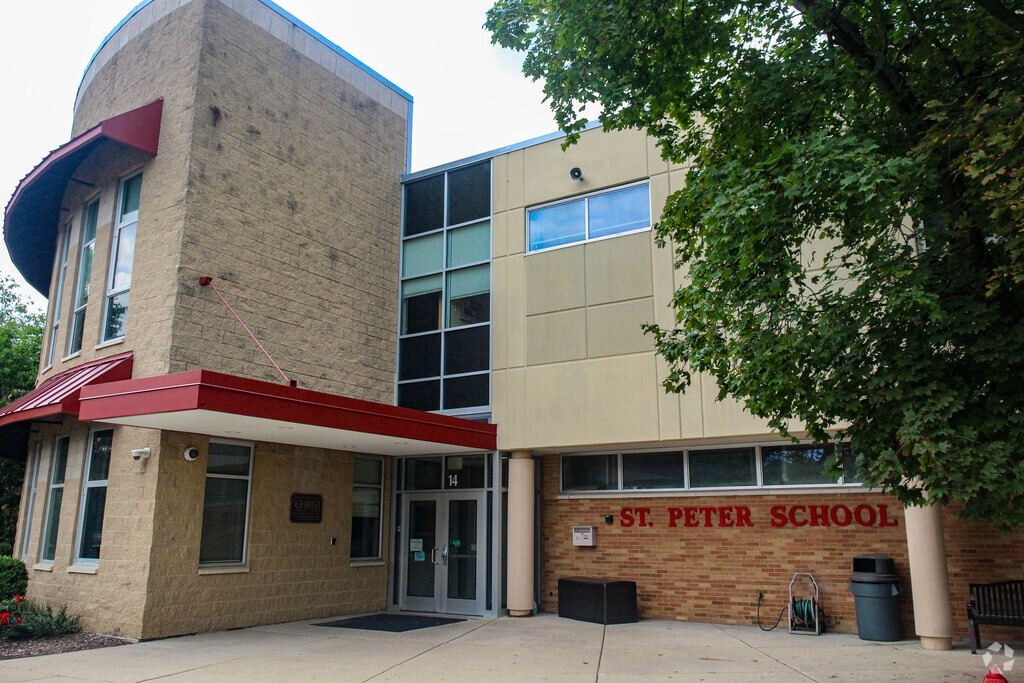 St. Peter School building in Northwest Central Geneva.