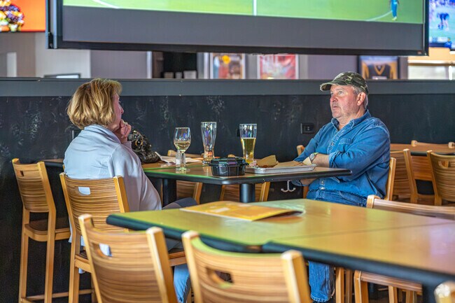 Buffalo Wild Wings, located within West Sanctuary Lane, features over 30 beers on tap.
