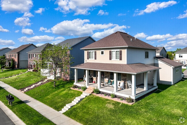 With an abundance of land, St. Michael has many new housing developments around the city.