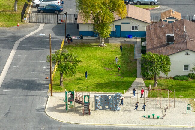 Your kids will never want to leave the playground at Resurrection Academy.