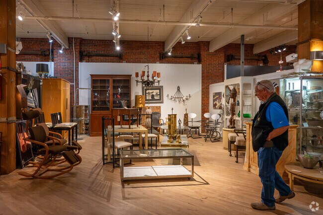 Holy Cross sits near lots of eclectic and fun places to spend a day shopping.