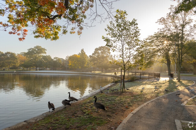 Find solitude on a morning walk through in Silver Lake Park in nearby Baldwin.