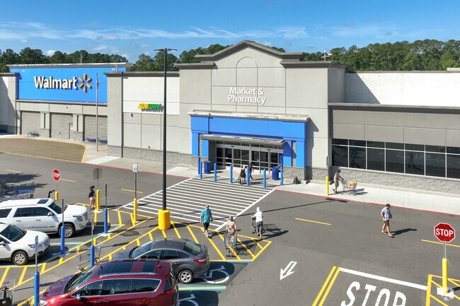 Walmart is a popular choice for many locals in Red Hill.