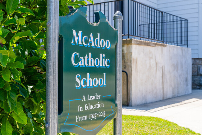 Mcadoo Catholic Elementary School is closely tied to All Saints Catholic Church.