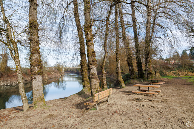 McCormick Park in Duvall, WA offers many scenic views of the Snoqualmie River.