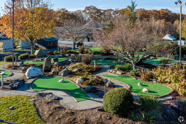 Bring the kids for a round of mini golf at Mulligans Island near Oak lawn.