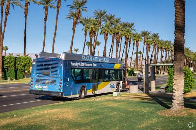 Residents of Indian Wells have access to local bus lines.