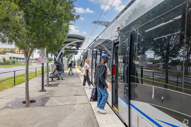 The Light Rail is the best way to get to Uptown Charlotte from many stops near Arbor Glen.