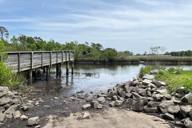 Ribault's residents can launch kayaks at Charles Reese Memorial Park.
