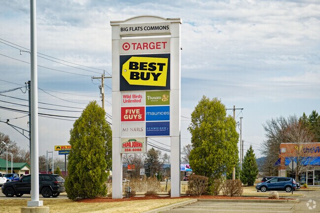 Elmira residents have convenient access to numerous national retailers to satisfy almost any shopping need.