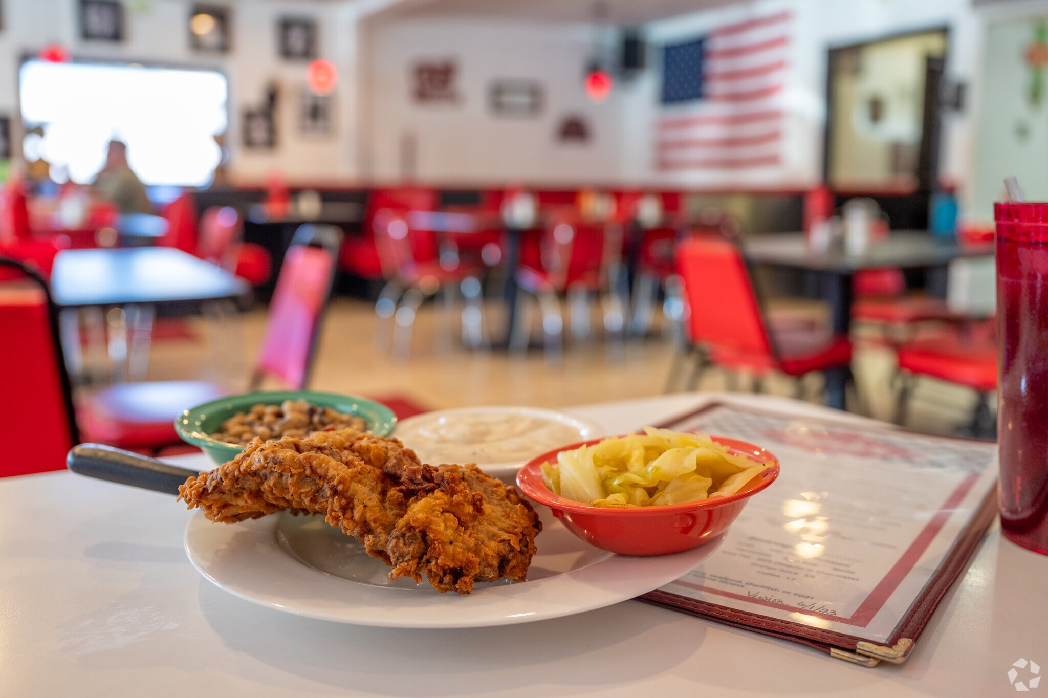 Stop by Hot Rodz for Chicken Fried Steak and other southern eats.