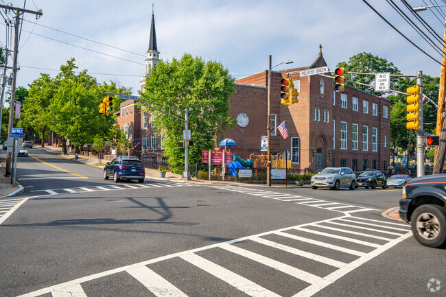 St. Rose of Lima Academy is located at the corner of a busy intersection.