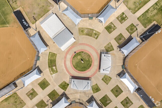 Founders Park in Wylie has great baseball parks.